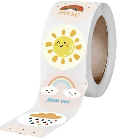 stickers Other - 500pcs Thank You Sticker 1" For Envelope Package Seals Labels​